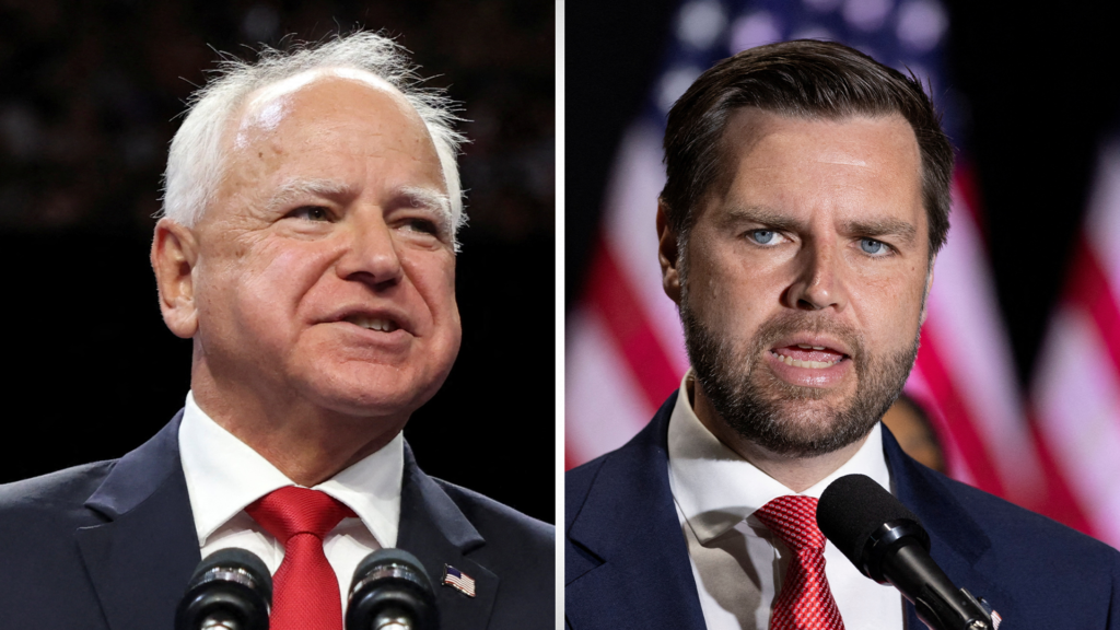 JD Vance and Tim Walz Face Off in VP Debate